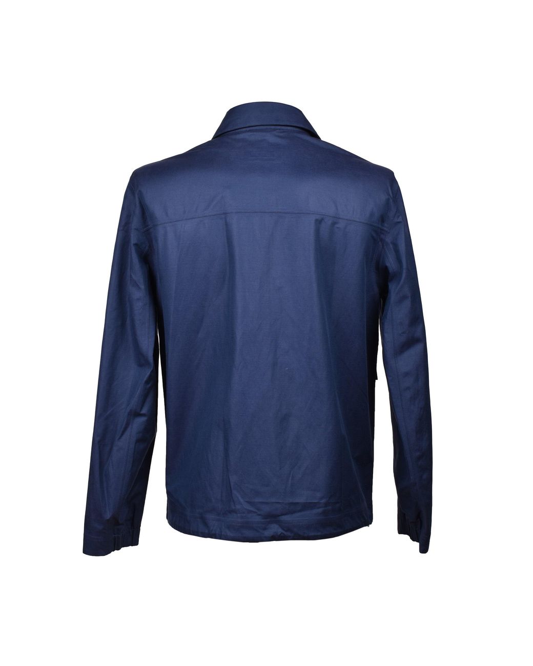 Brunello Cucinelli Blue Silk Blend Jacket for men