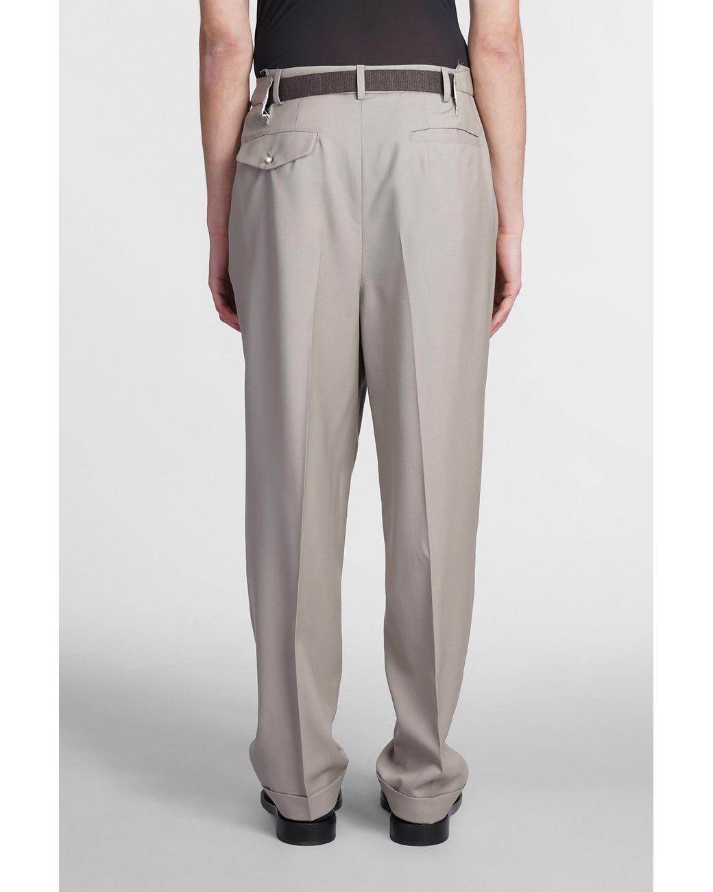 Magliano Pants In Grey Silk in Gray for Men | Lyst