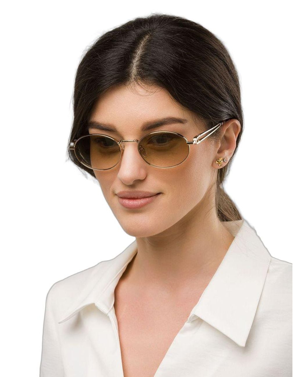Furla Natural Sunglasses Metal Eyewear