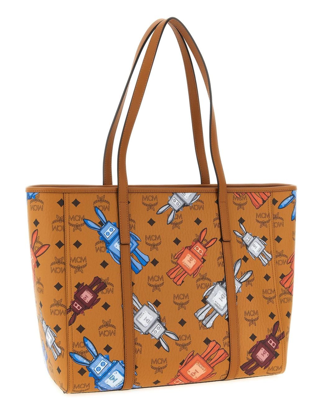 MCM Brown Medium Toni Shopping Bag