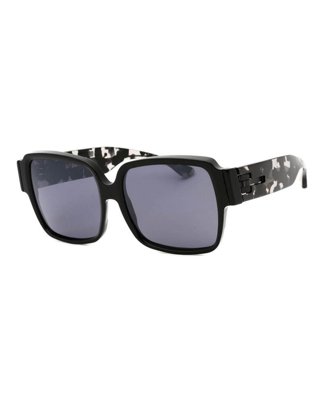 Ic! Berlin Black Frame And Lens Sunglasses