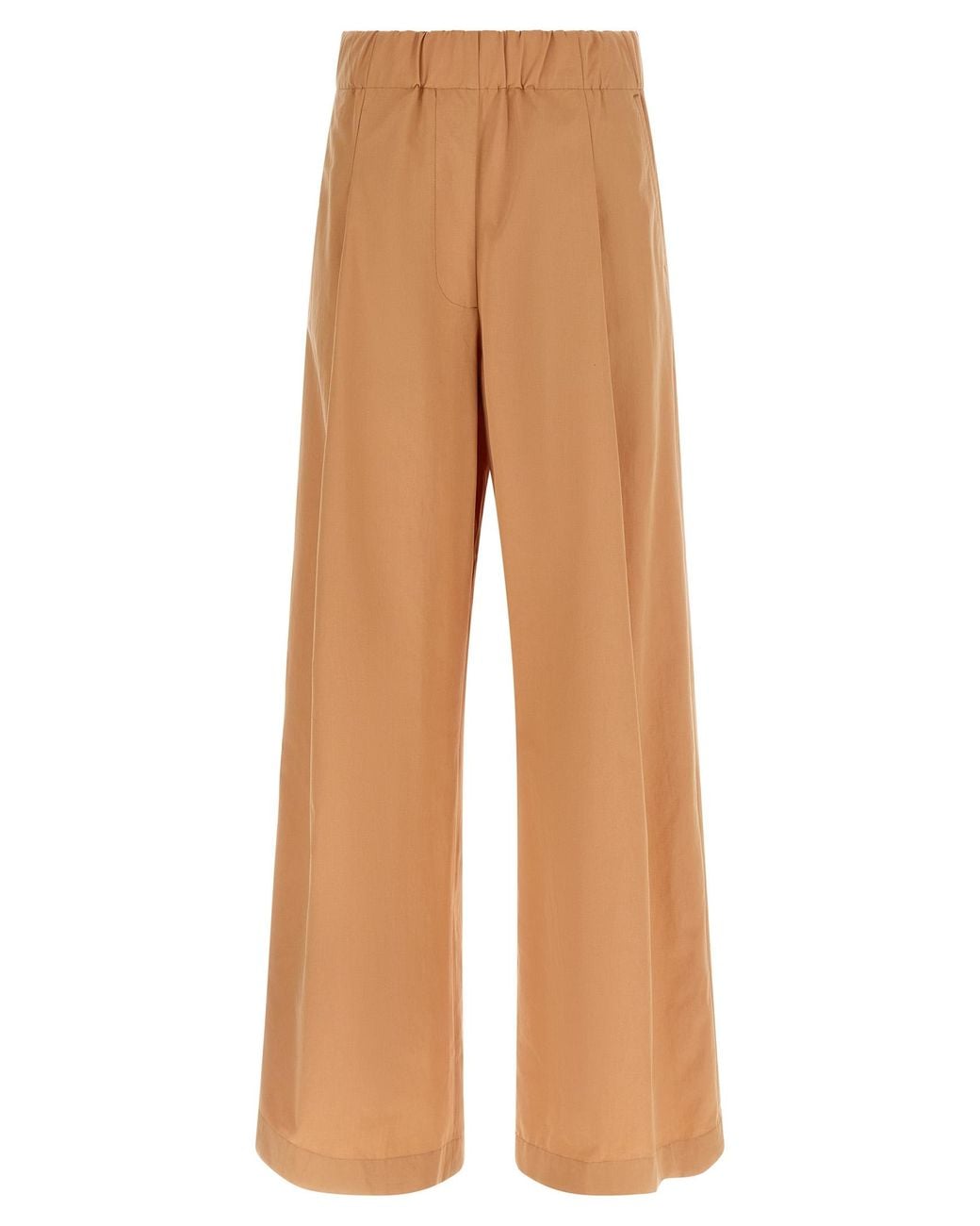 Dries Van Noten Natural Straight Elasticated Pants