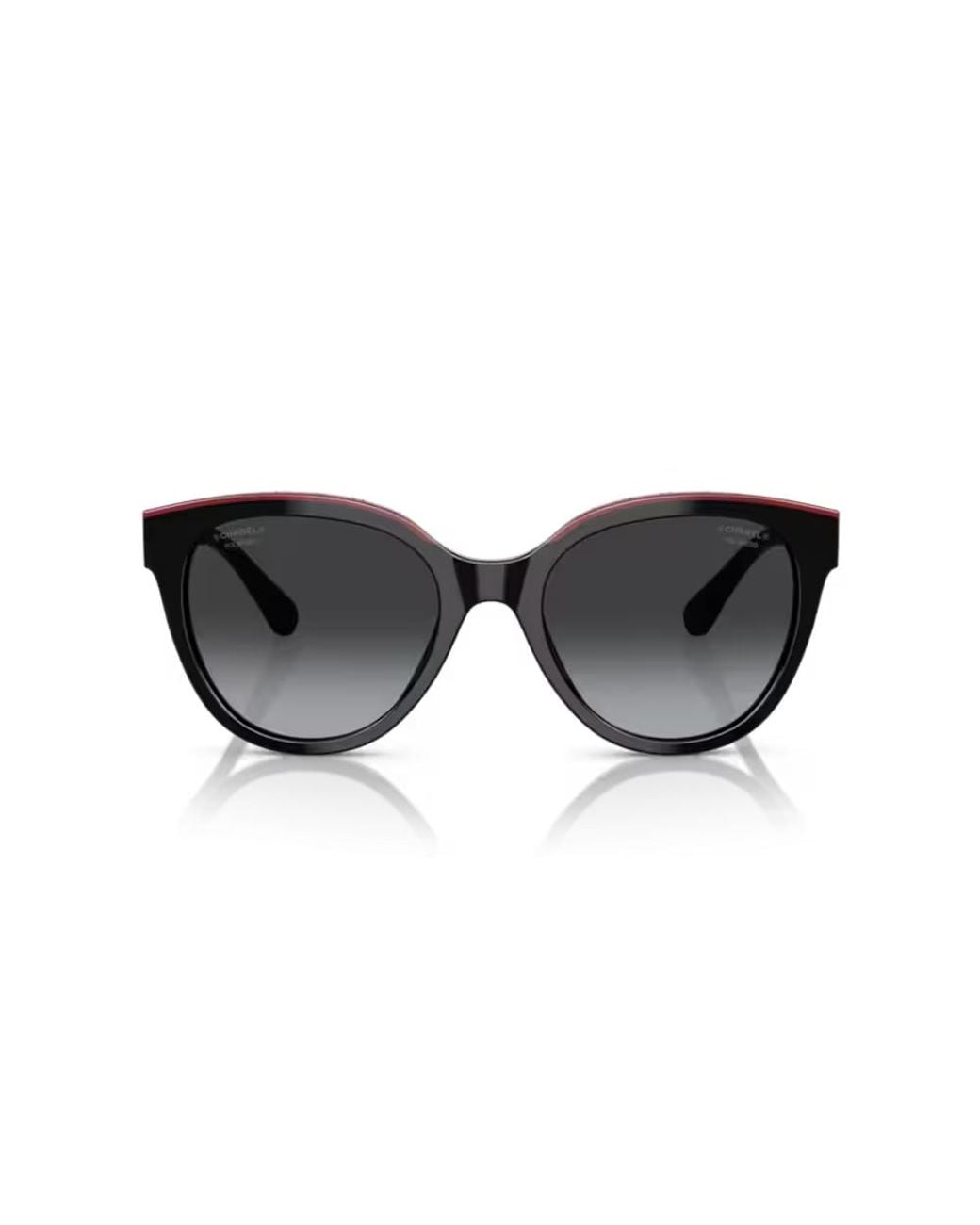 Chanel Black Chanel Eyewear Ch5414 Butterfly-Frame Sunglasses