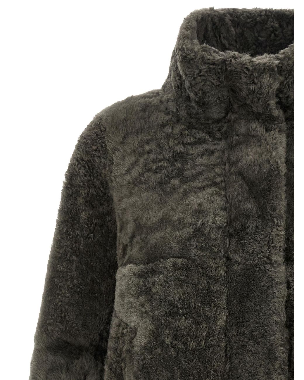 Brunello Cucinelli Black Cropped Fur