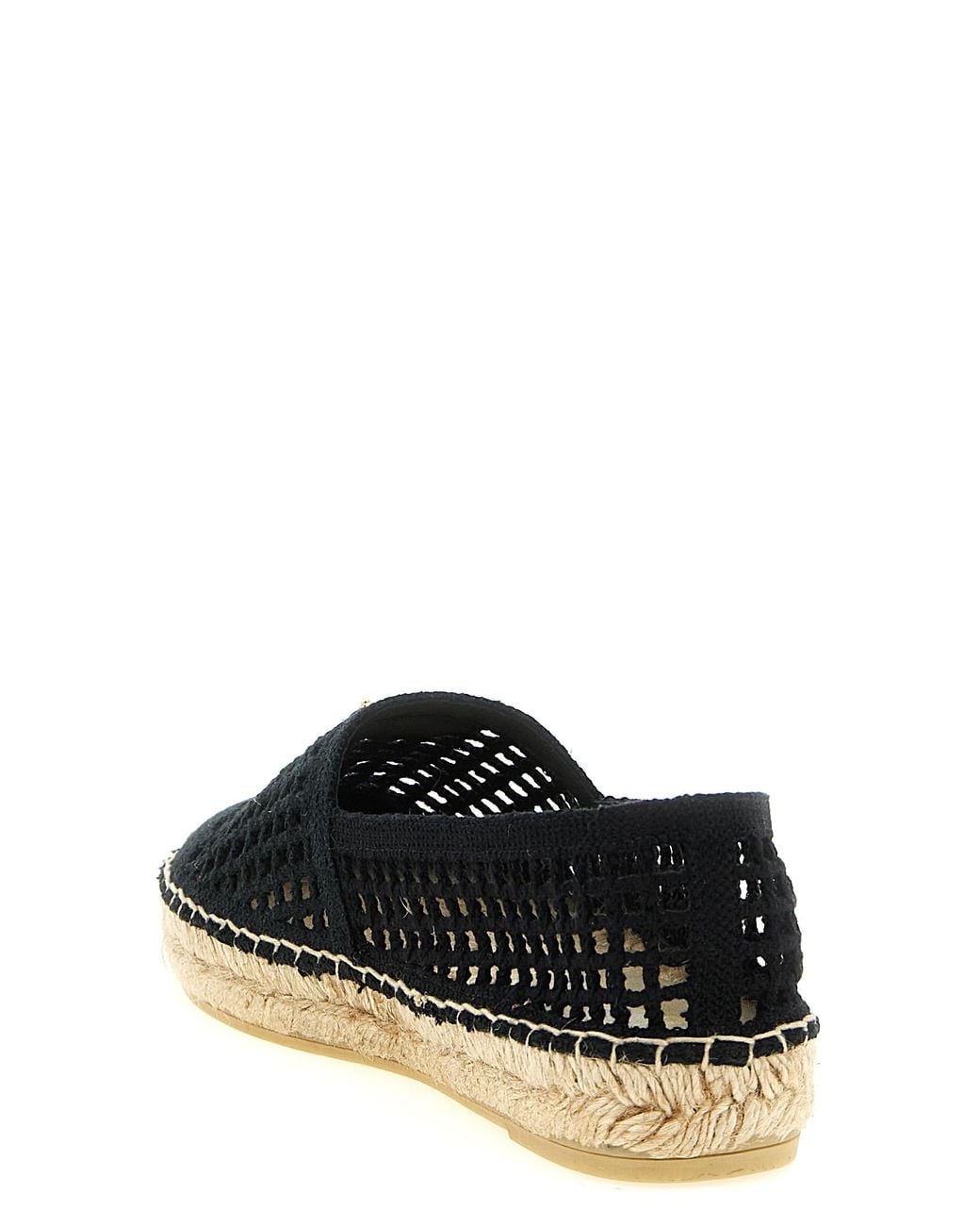 Prada Black Cotton Espadrilles Shoe