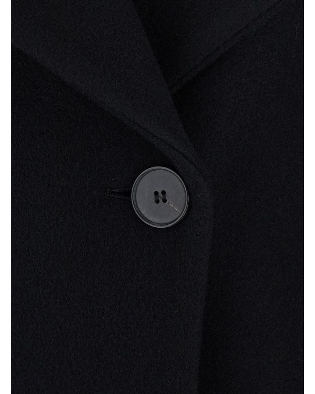 Tela Black Coat Scott Tech Fabric Wool