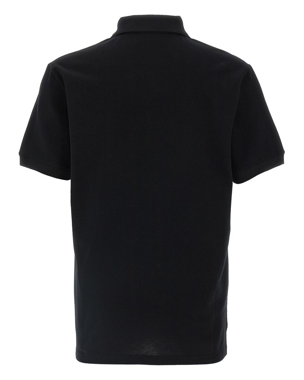 McQueen Black Logo Embroidery Polo Shirt for men