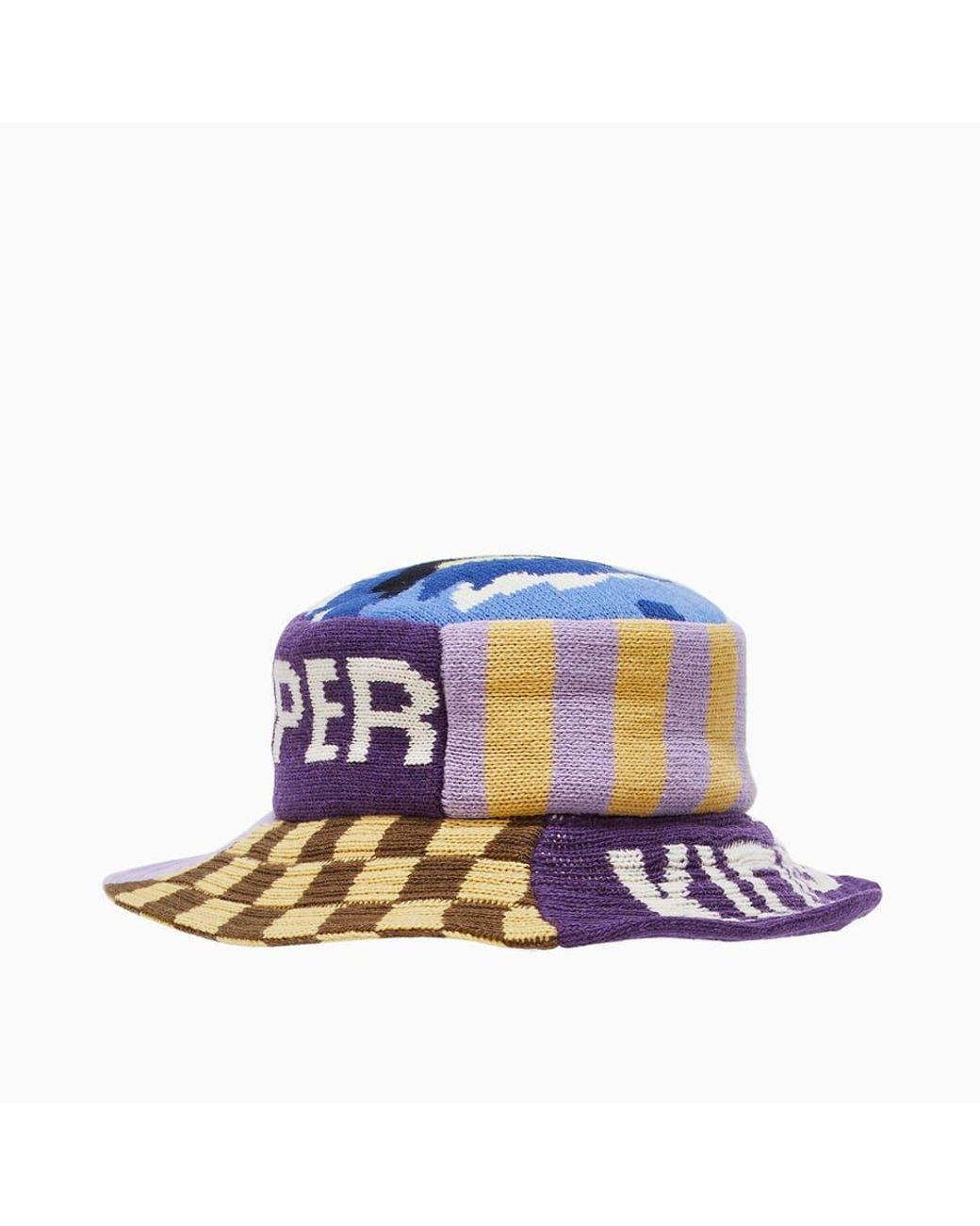 Kidsuper Knit Bucket Hat Ksps01063 in Blue for Men Lyst