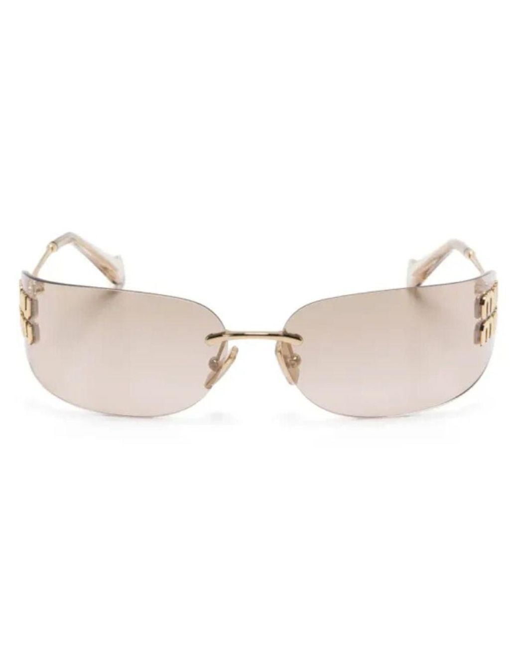 Miu Miu Black Miu Miu Eyewear 0Mua51S5Ak20P Sunglasses