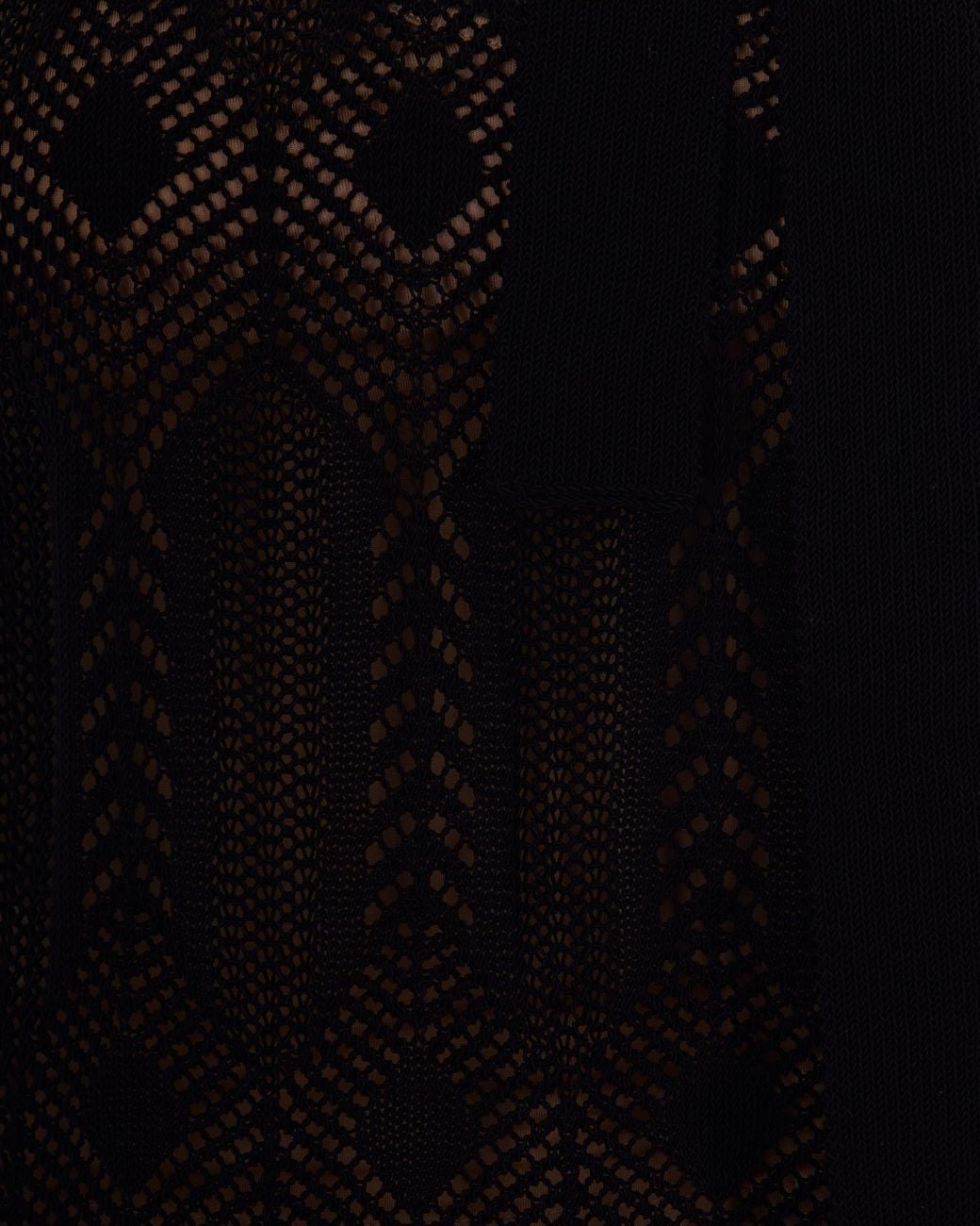 Liu Jo Black Knit Top With Bow, Cotton Polyamide Jumpers