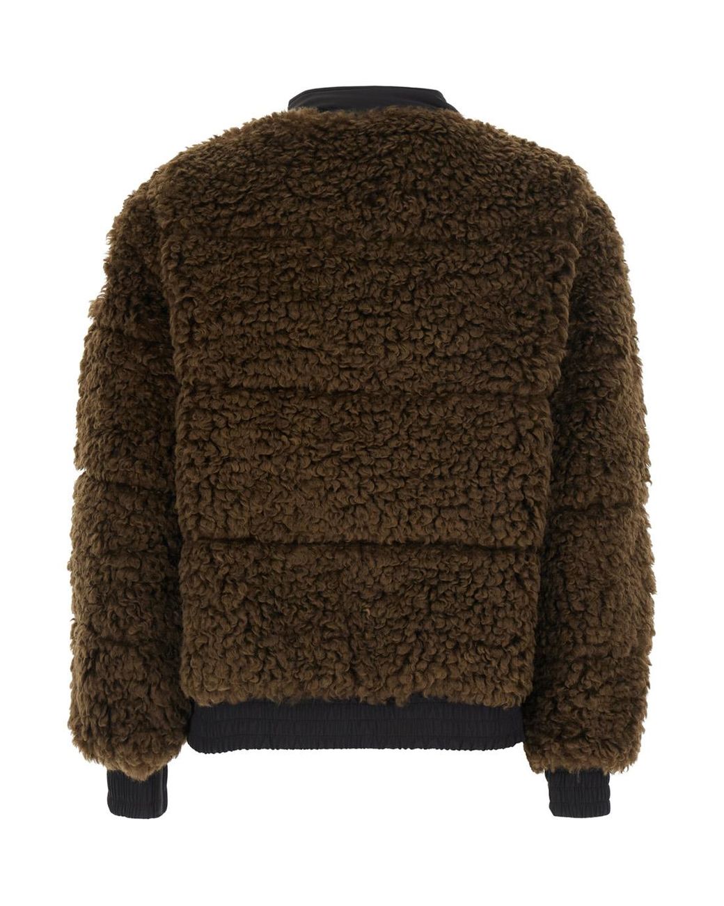 Save The Duck Brown Down Jacket Valery Curly Polyester Puffer