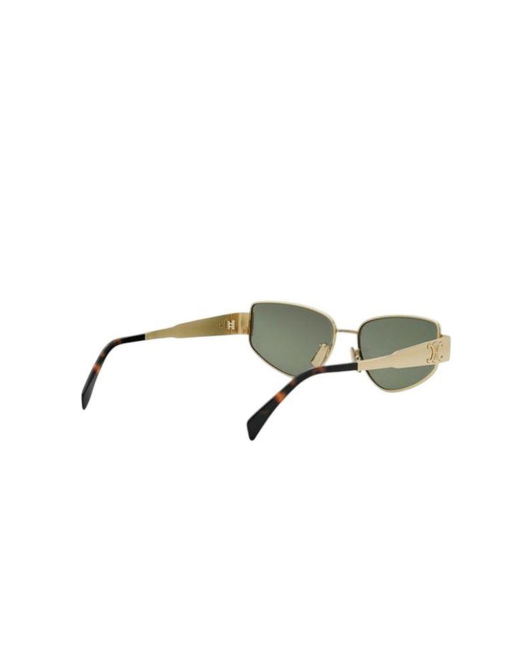 Céline Green Sunglasses- Metal Eyewear
