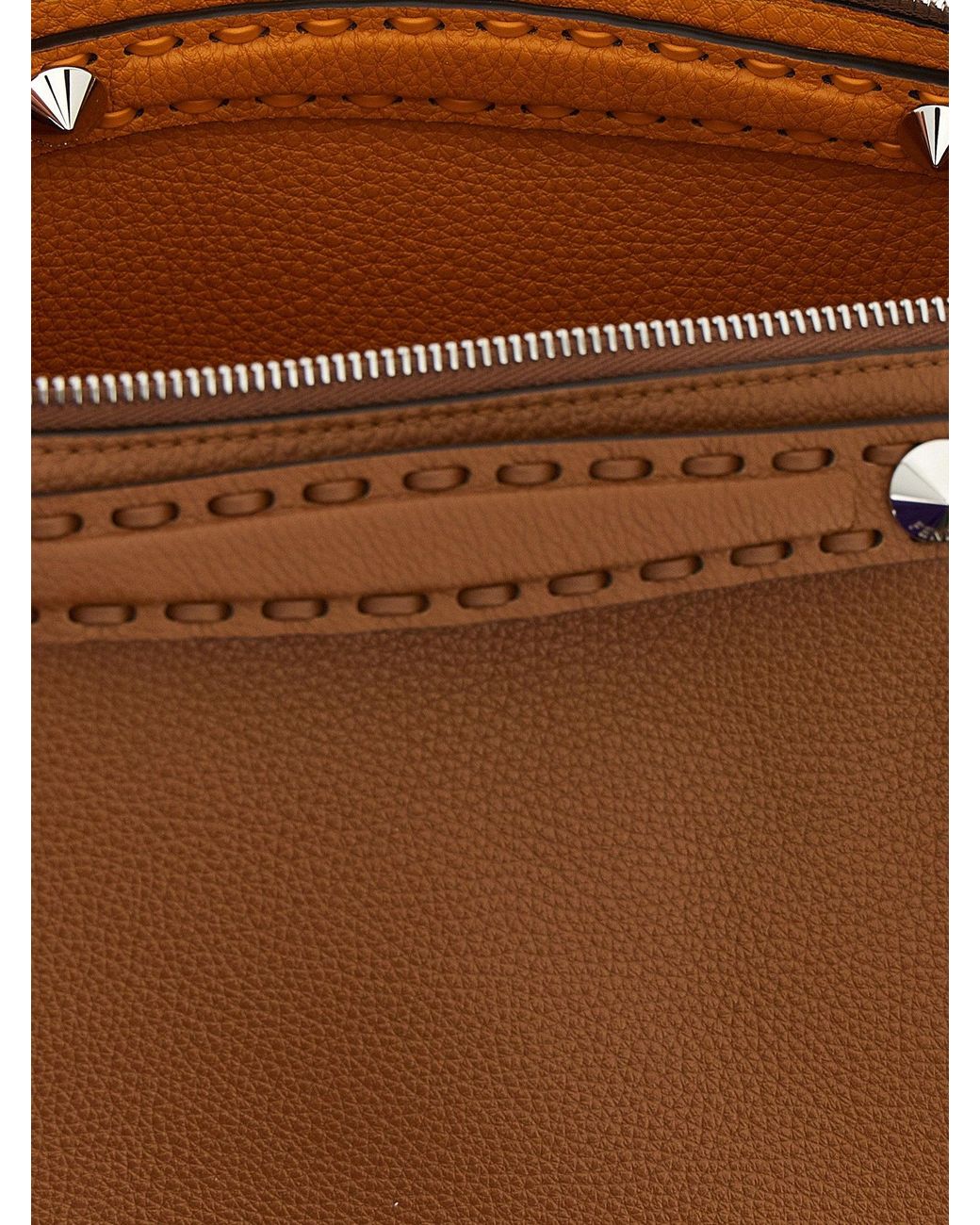 Fendi Brown Top Handle Bag