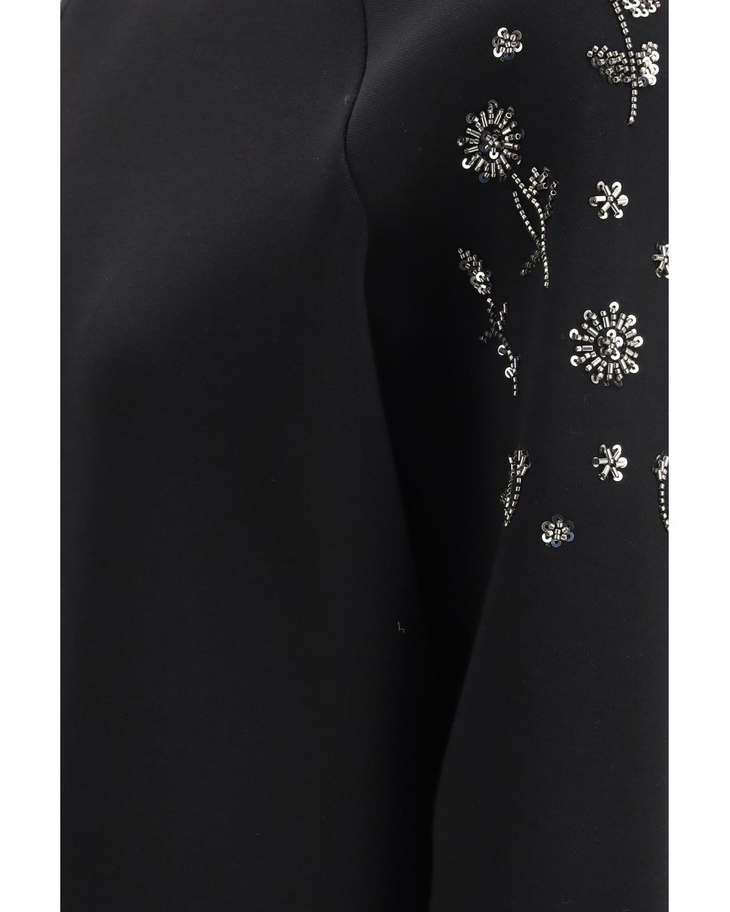 Weekend by Maxmara Black Tema Sweatshirt Polyester; Viscose; Elastane Sweater
