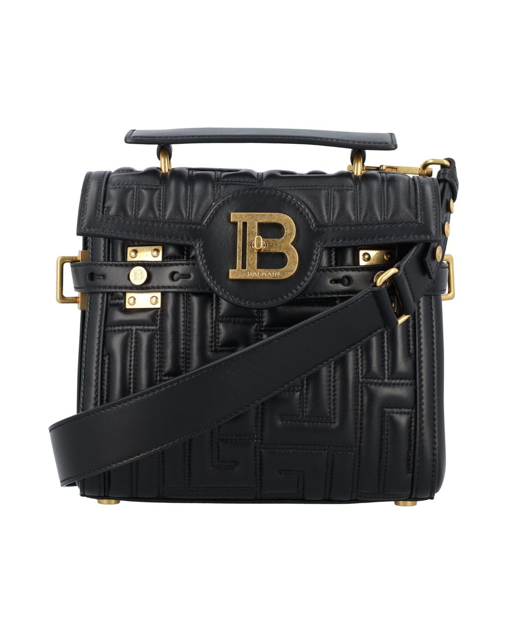 Balmain Bbuzz 23 Quilted in Black | Lyst