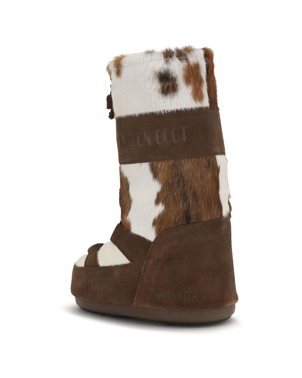 Moon Boot Brown Boots Icon Archive Pony-Hair-Cocoa Upper: Suede