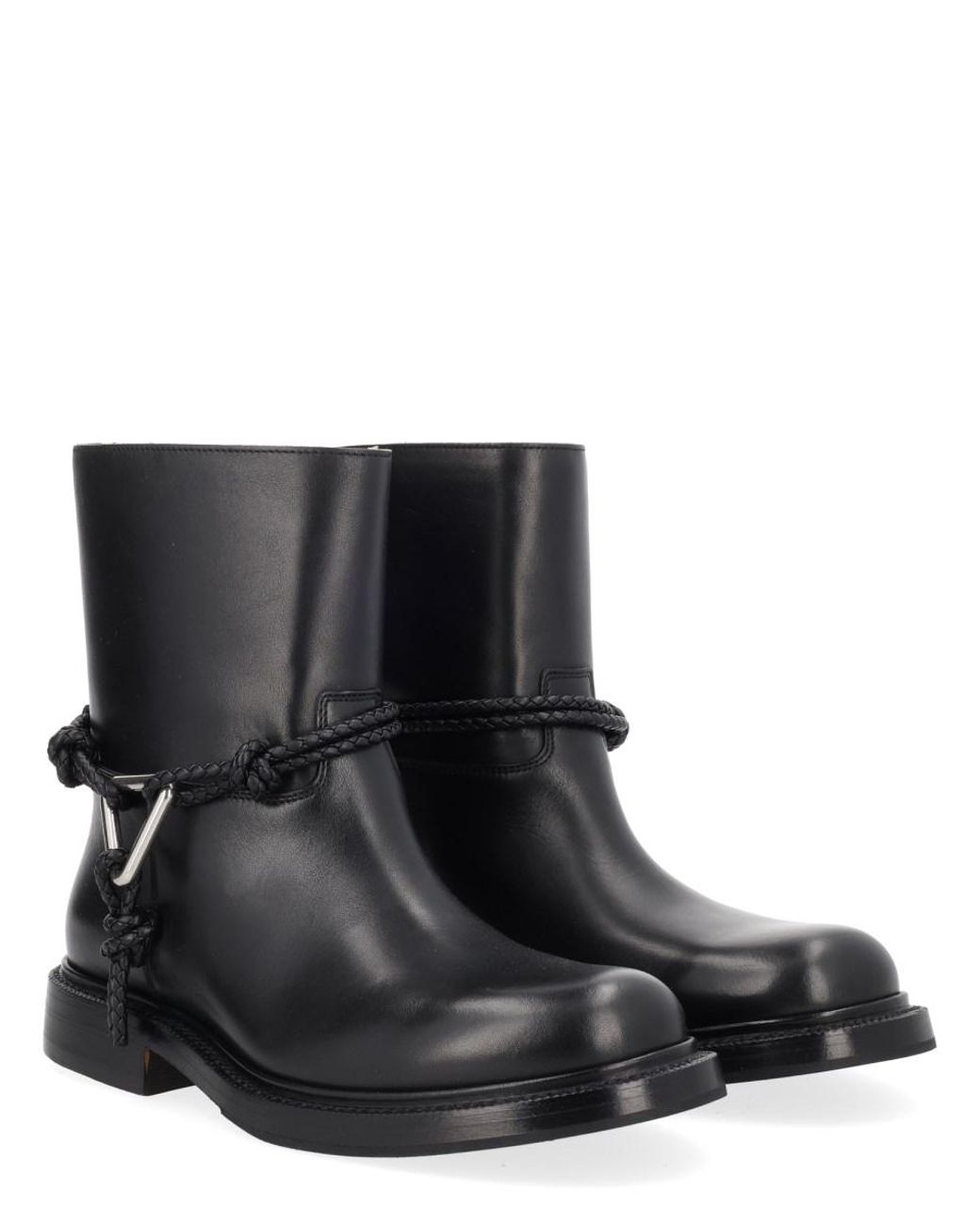 Bottega Veneta Black Boots James Calf Leather
