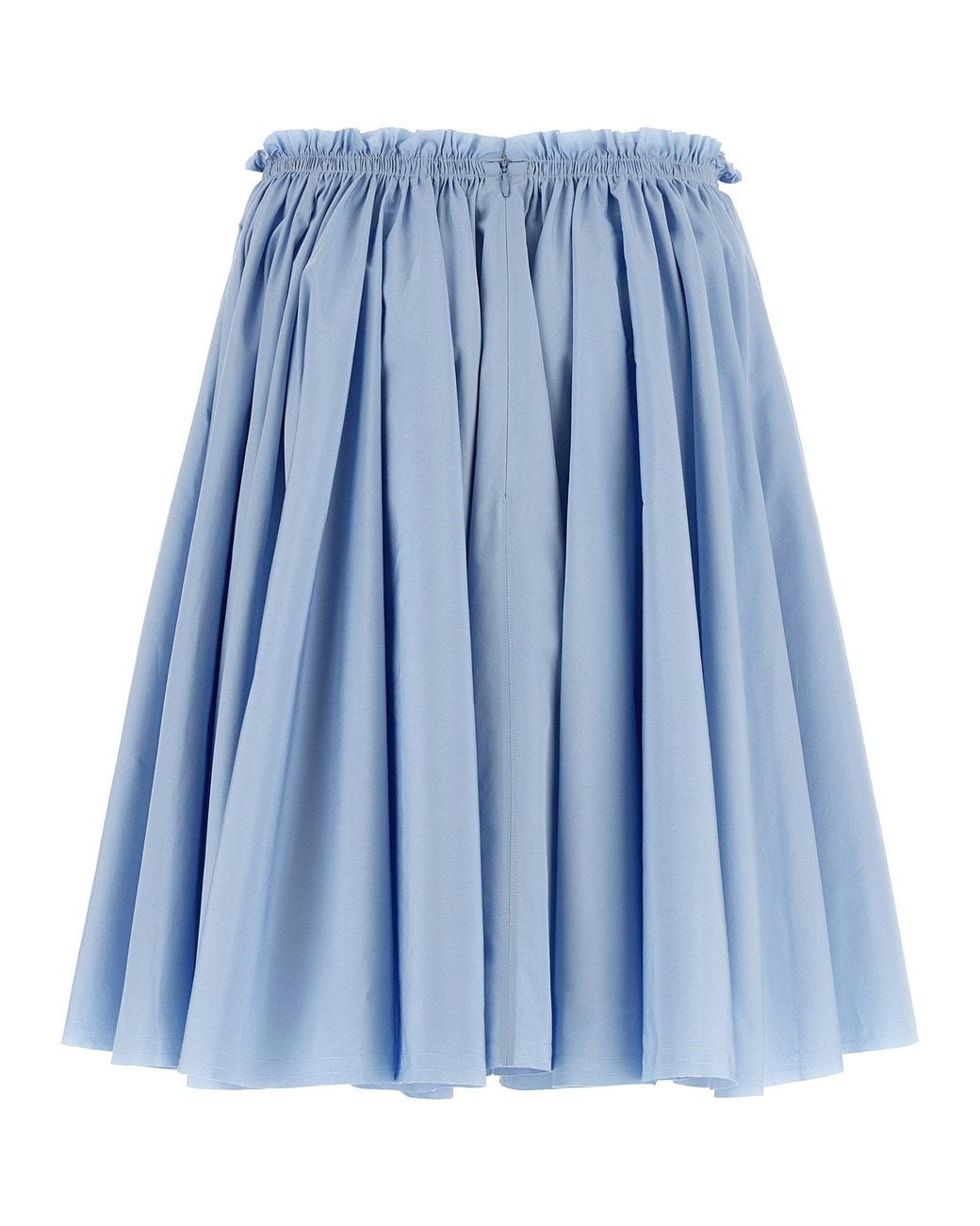 AMI Blue Wheel Skirt