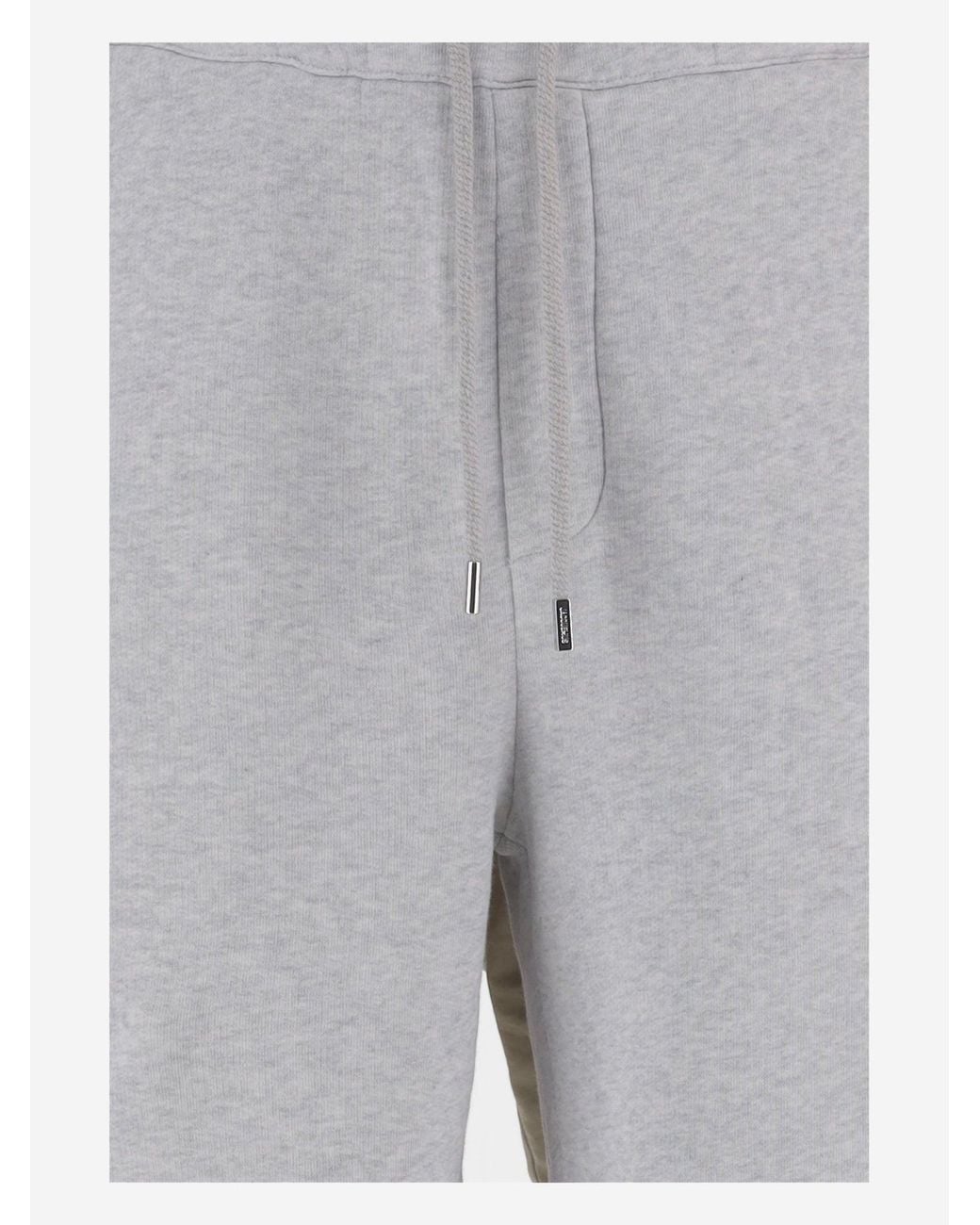 Jacquemus Gray Cotton Trousers Alzu for men