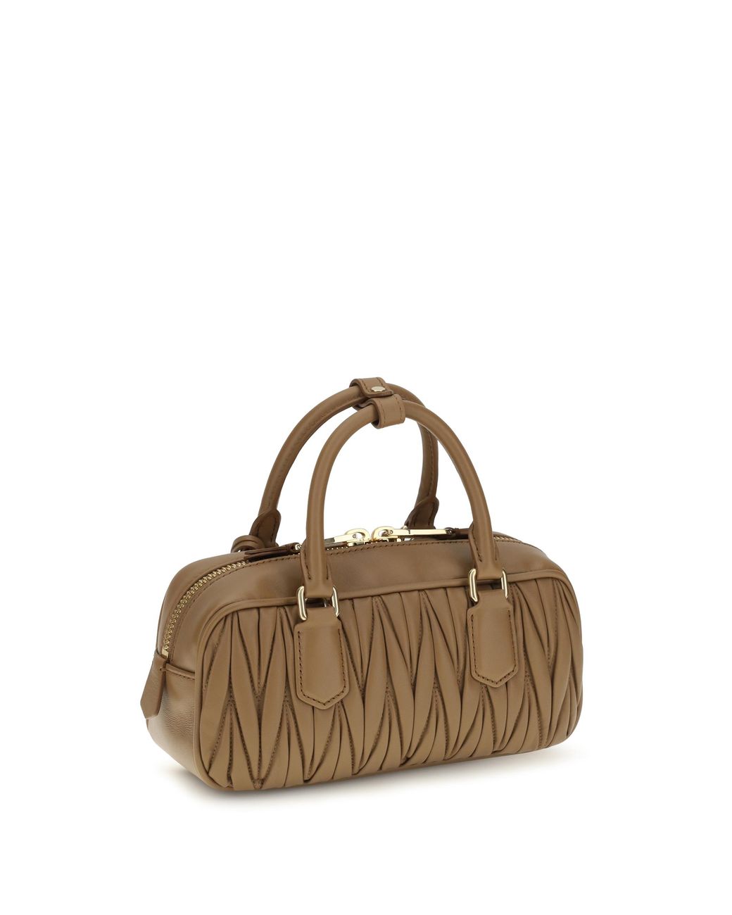 Miu Miu Natural Shoulder Bag Arcadie Leather Calf Handbags