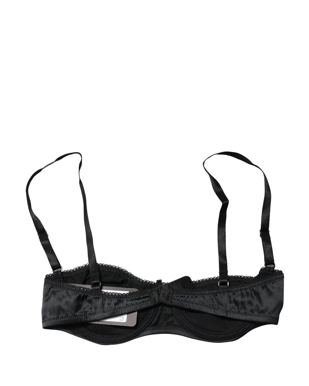 Dolce & Gabbana Black Dolce & Gabbana Semi-Pad Underwire Balconette Bra