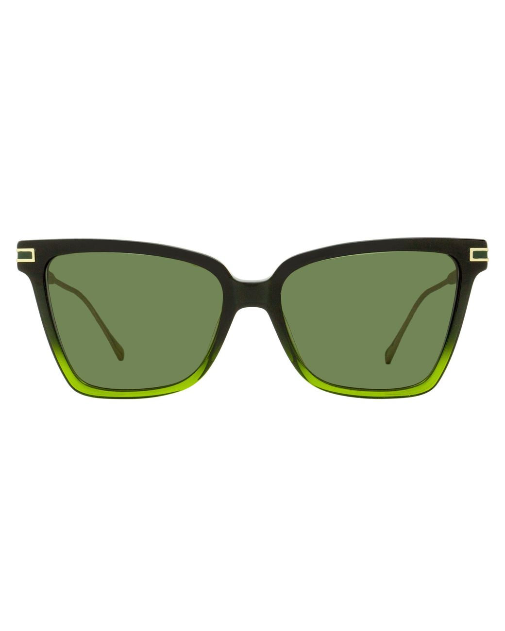 Ferragamo Green Gancini Butterfly Sunglasses Sf2036S 316 56Mm Plastic (Acetate)/Metal