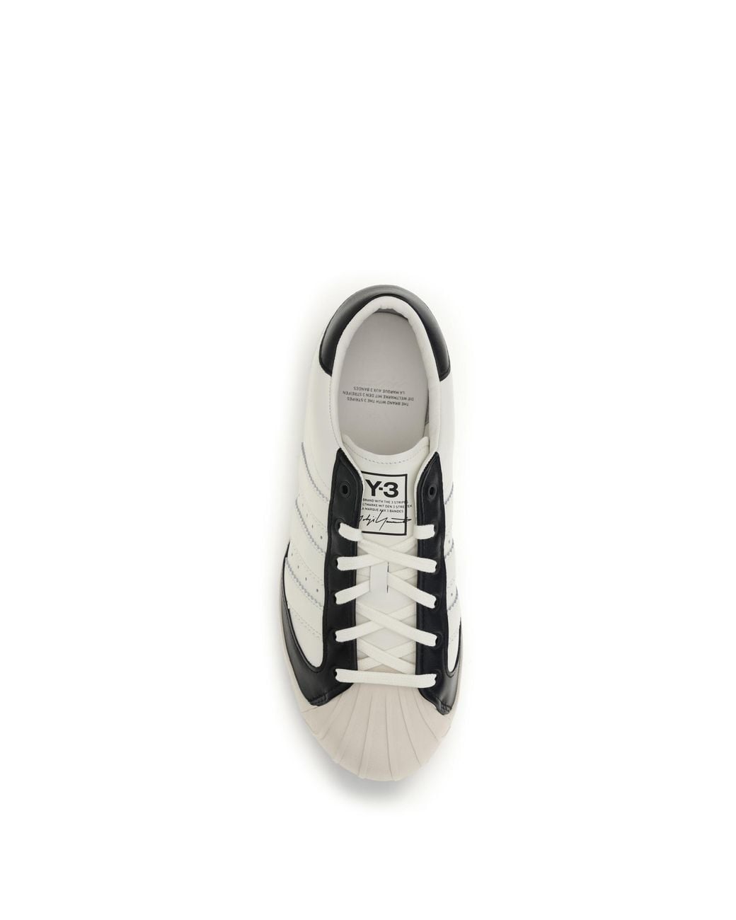 Y-3 White Superstar 3G Sneakers for men