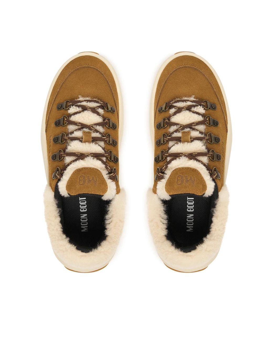 Moon Boot Metallic Moon247 City Shearling Sneakers Shoes