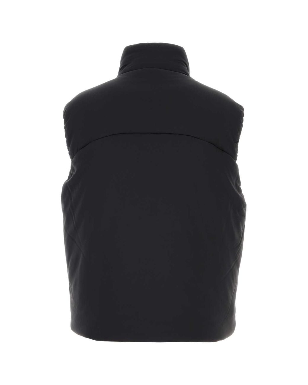 Herno Black Quilted Sleeveless Nylon Jacket For for men