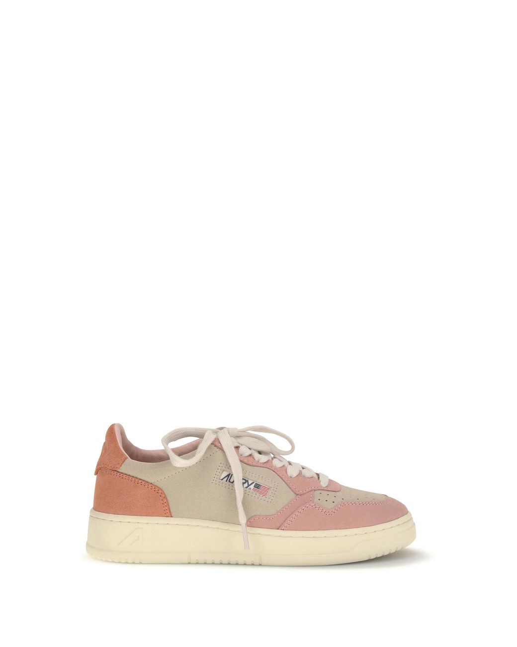 Autry White Autry Medalist Low Sneaker