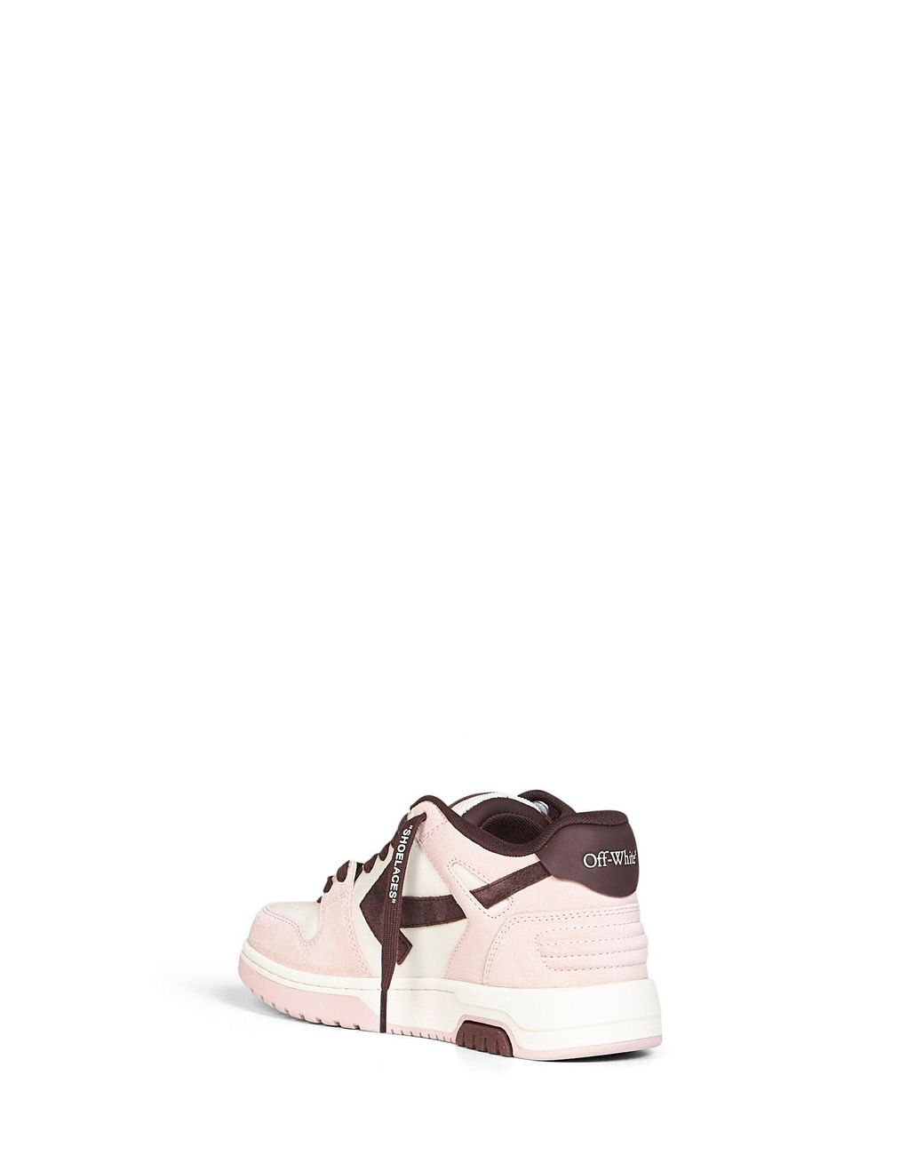 Off-White c/o Virgil Abloh White Off And Deep Burgundy Out Of Office Sneakers