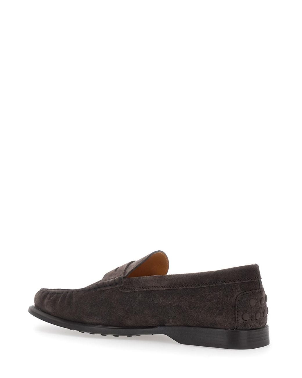 Tod's Multicolor Loafers With Pennyslot Suede Calf Leather