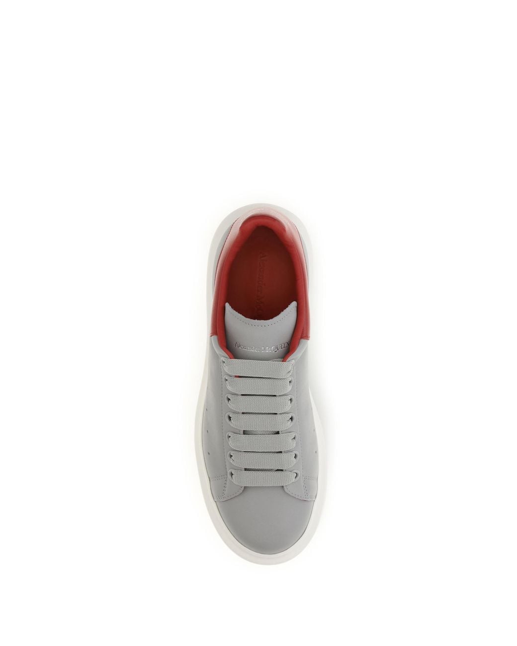 McQueen White Leather Sneakers for men