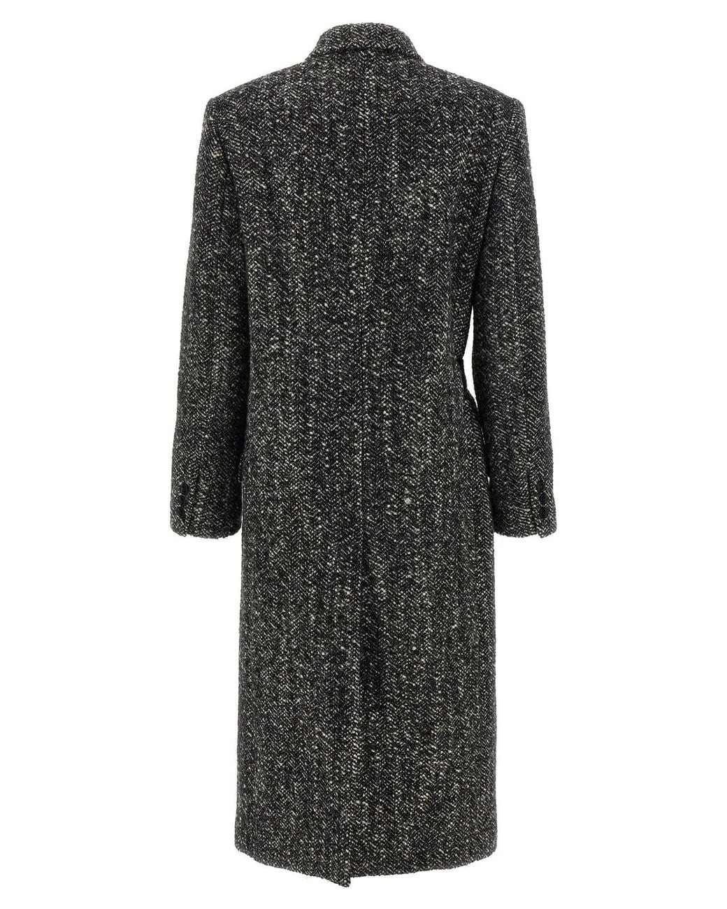 Isabel Marant Ebyane Coat in Black | Lyst
