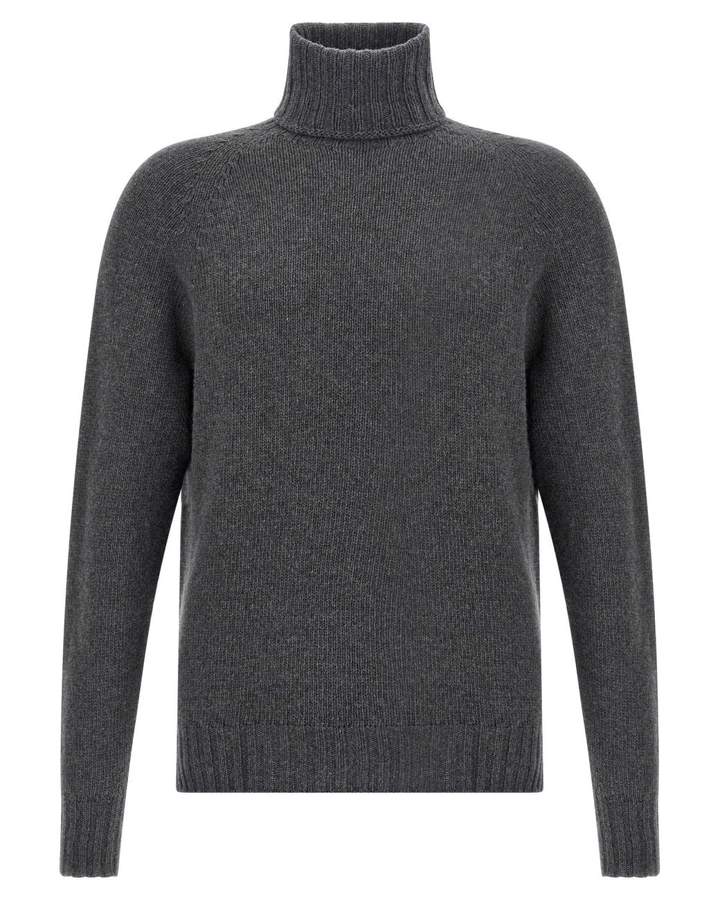 Ma'ry'ya Gray Virgin Wool And Cashmere Blend Sweater