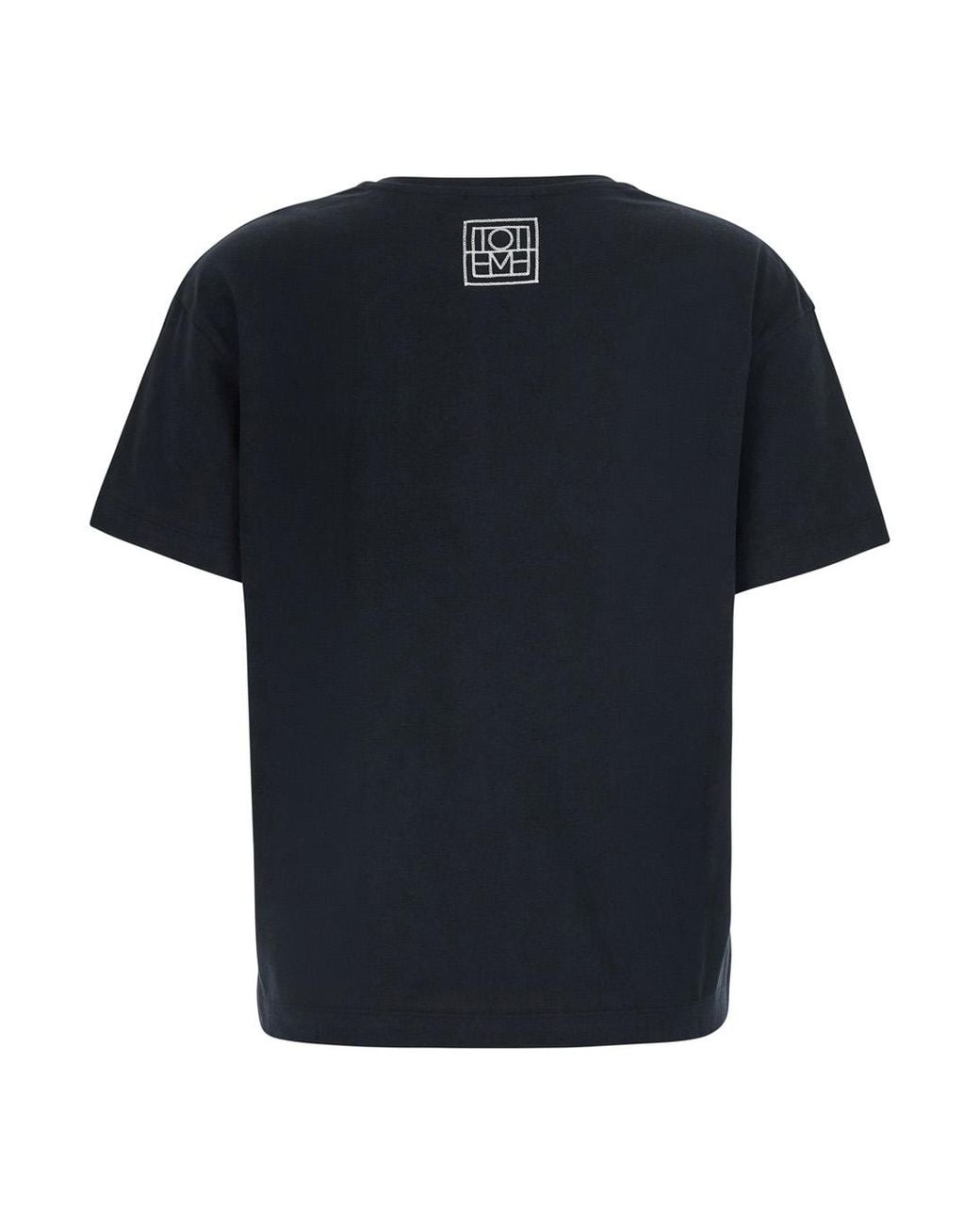 Totême Black T-Shirt Classic Tee Cotton T-Shirts & Jerseys