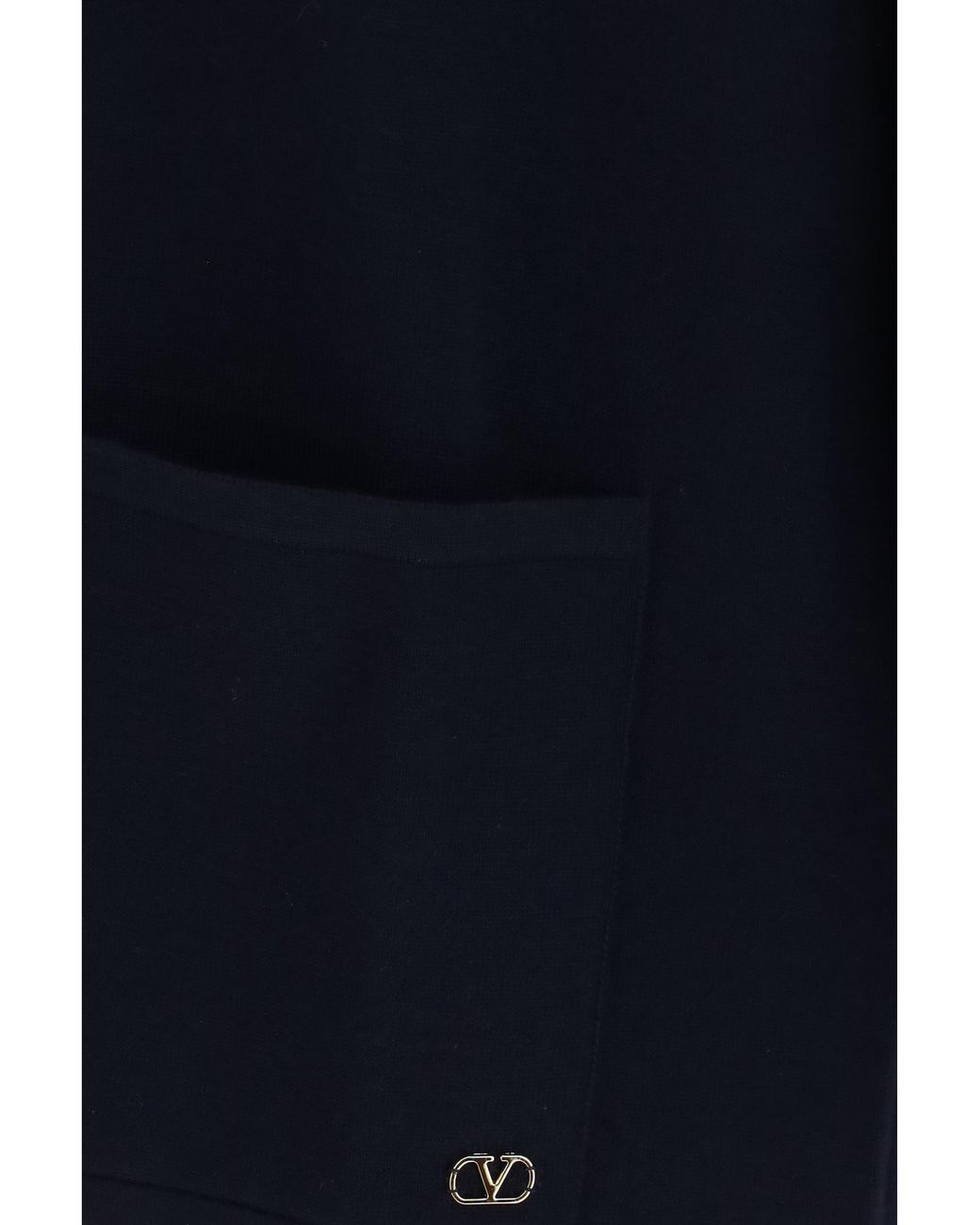 Valentino Blue Wool Cardigan With Vlogo Merino Ovis Aries for men