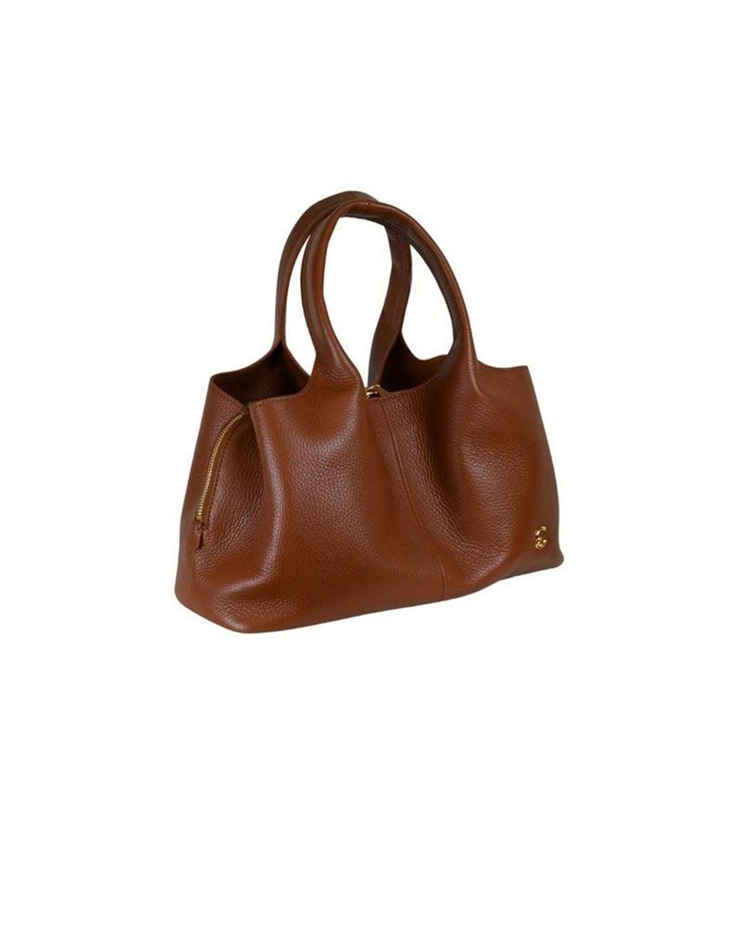 Coccinelle Brown Top Handle Bag Bovine Leather Top-Handle-Bags