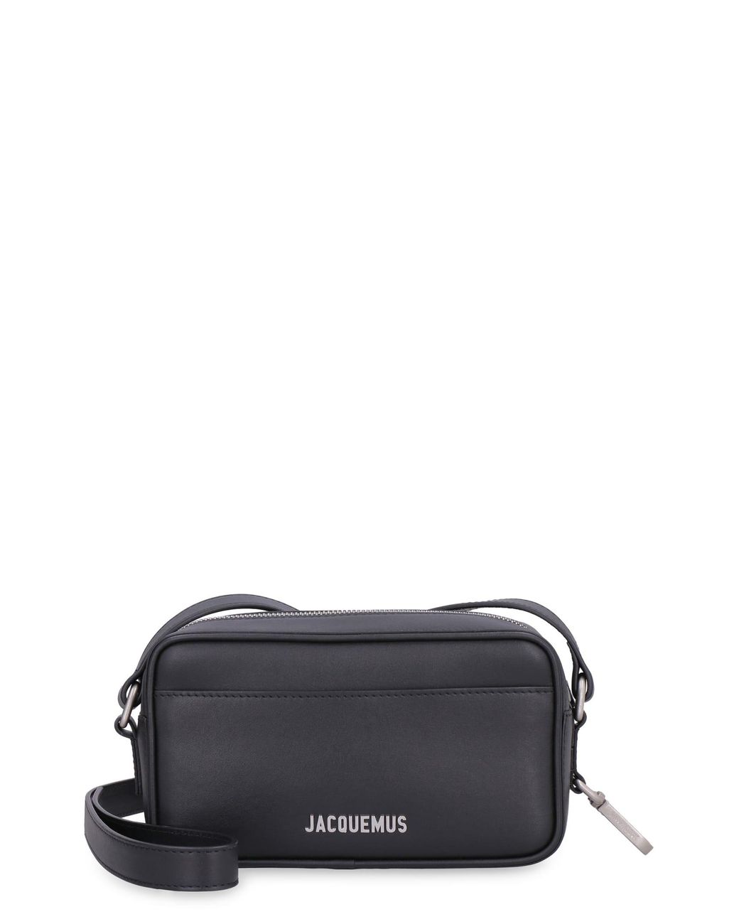 Jacquemus Le Baneto Leather Messenger Bag in Black for Men | Lyst
