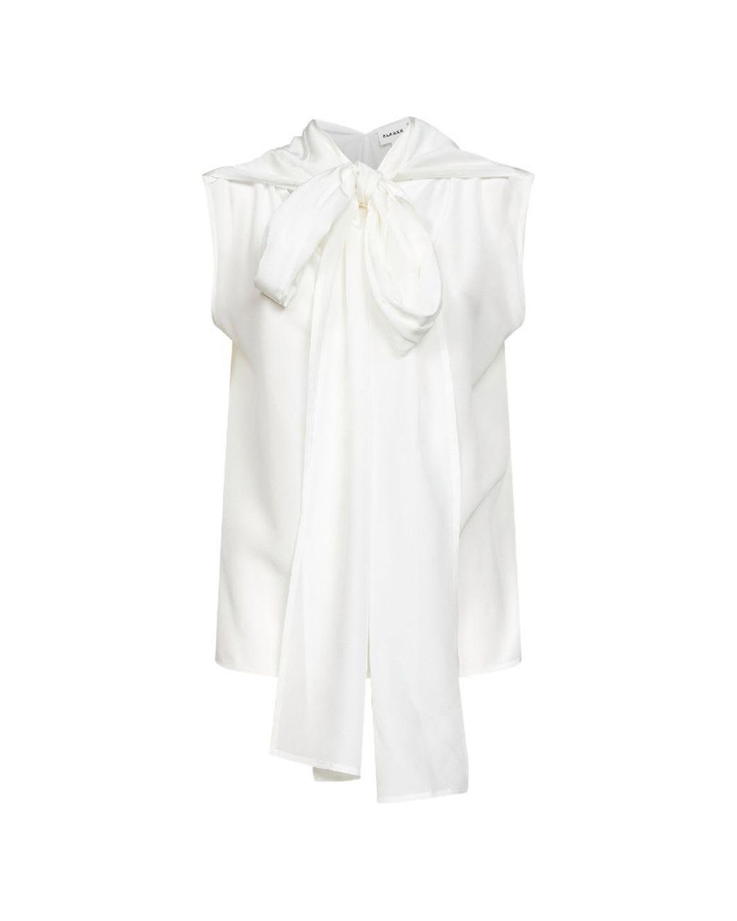 P.A.R.O.S.H. White Silk Top