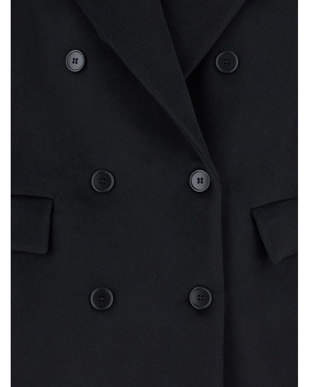 Le Plain Blue Double-Breasted Jacket With Peak Revers