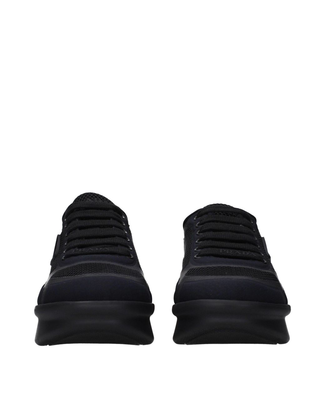 Prada Black Sneakers Fabric
