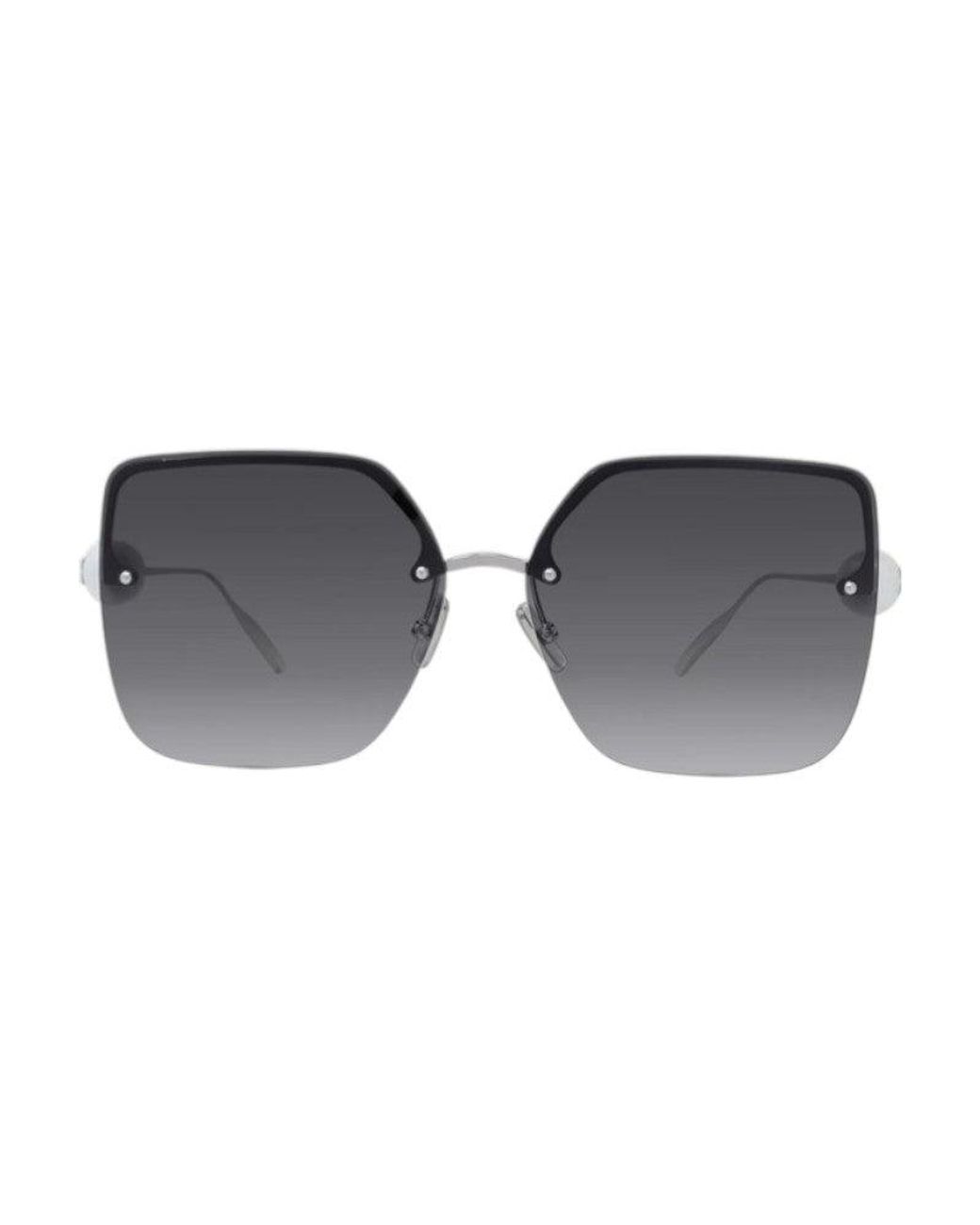 Givenchy Black Sunglasses Butterfly Rimless, Frame And Gradient Lens Gv40110U16B