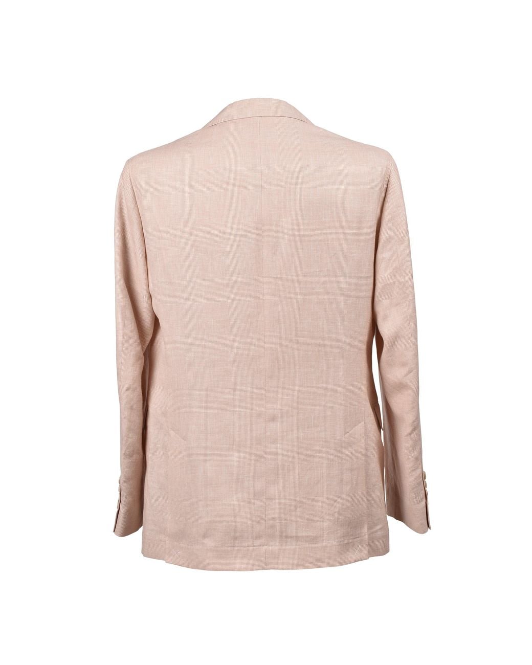 Brunello Cucinelli Pink Light Wool Linen Suit for men