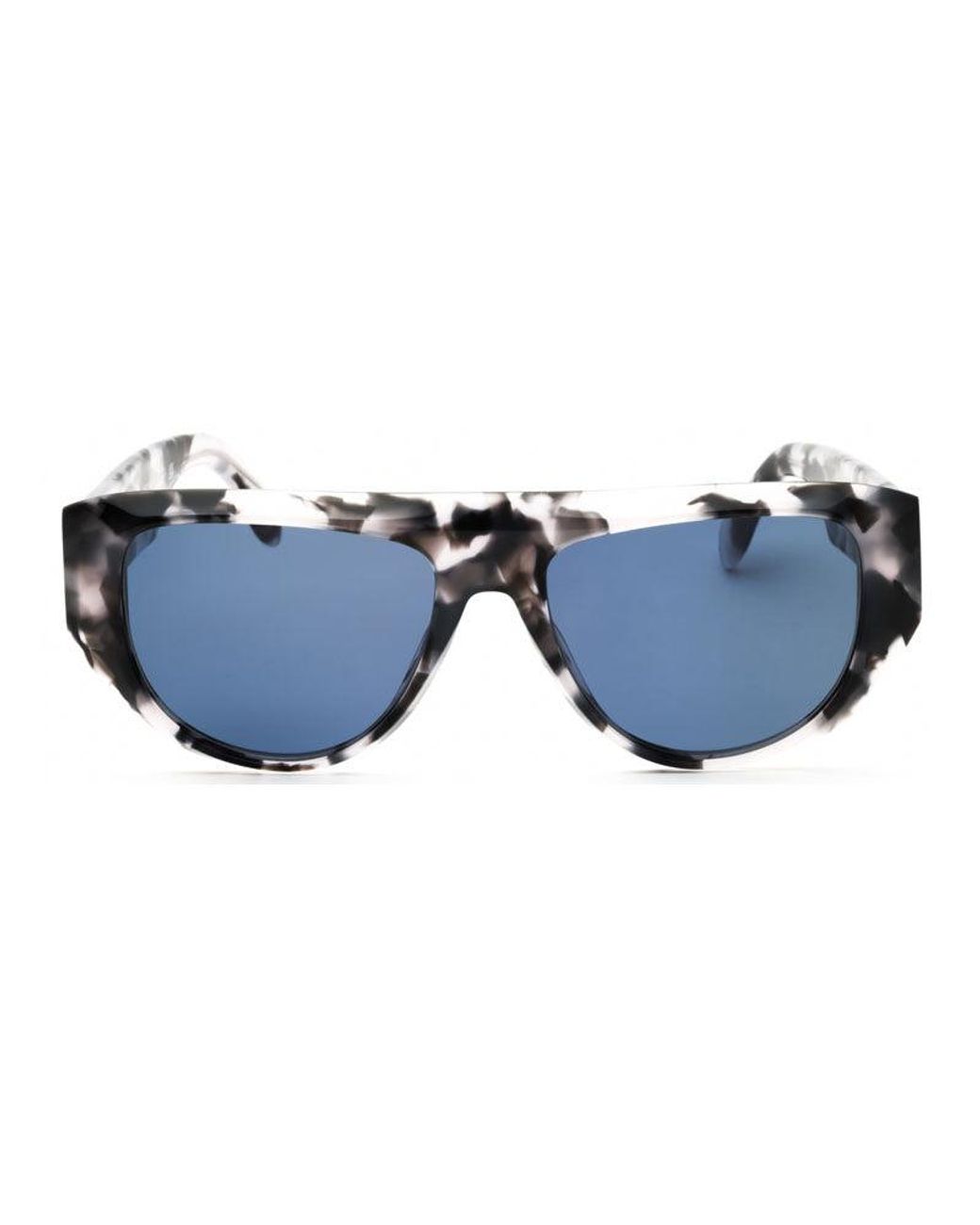 Palm Angels Blue Sunglasses Oval Full Rim, Havana Frame And Lens Peri105Joshua1245