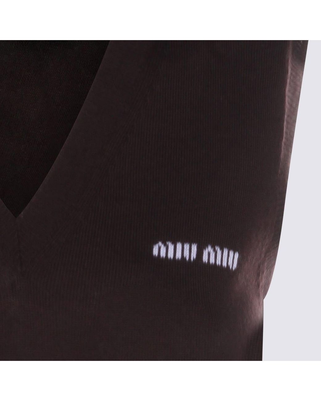 Miu Miu Black Miu Sweaters _Wv