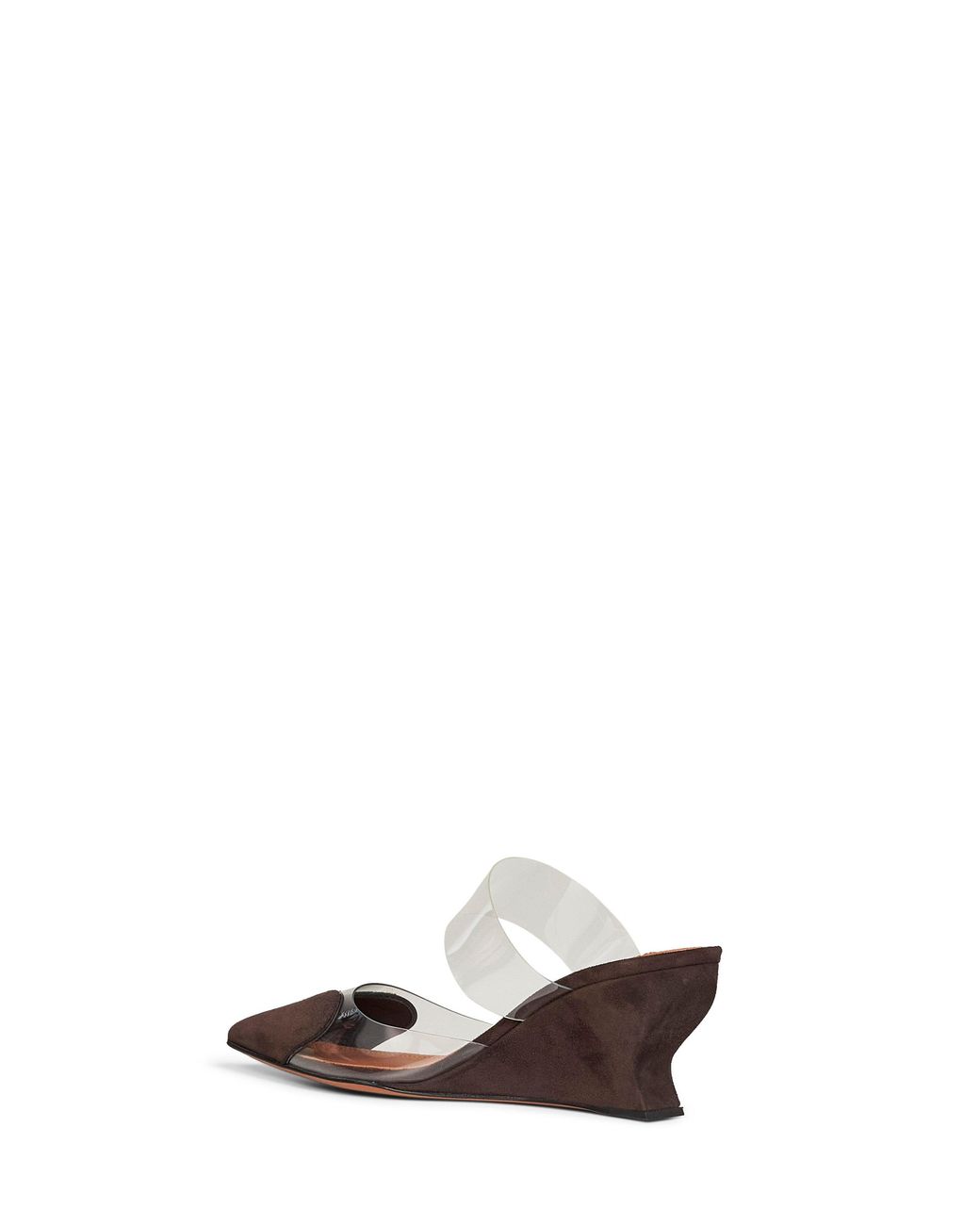 Alaïa White Le Coeur Wedge Mules