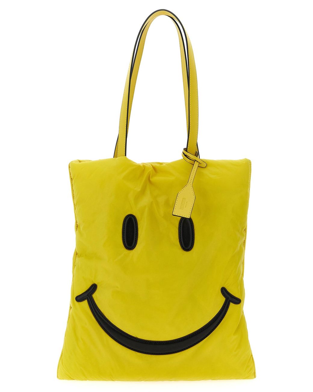 Moschino Yellow 'Smileyâ' Shopping Bag