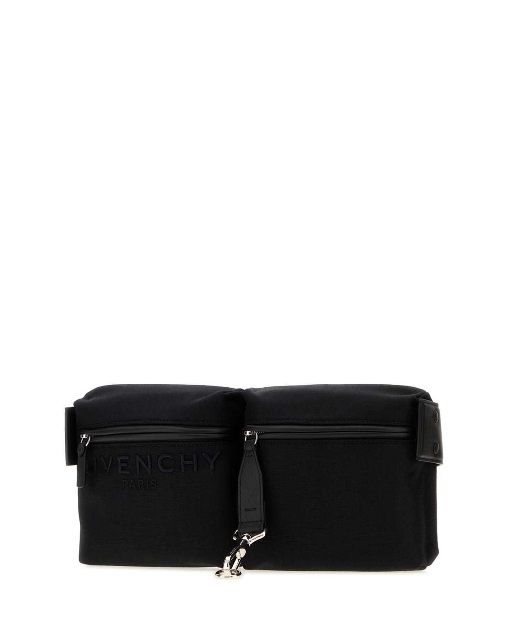 Givenchy Black Givenchy Logo Nylon Shoulder Bag