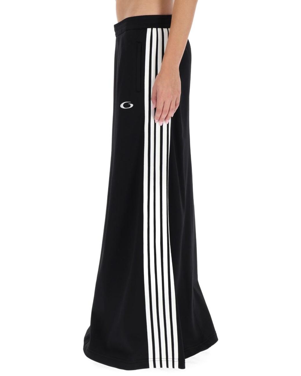 Balenciaga Black Skirt Tracksuit Loop Sports Icon Polyamide